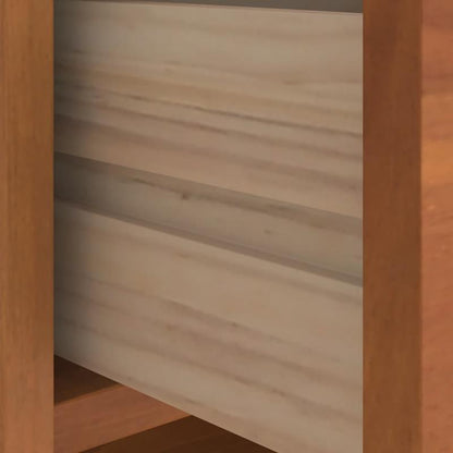 Modern Solid Pine Hallway Bench with Storage - 87x40x50cm, Two Drawers & Open Compartment, Ideal for Shoe Rack or Living Room Organizer, Natural Wood Finish, Display Storage | Contemporary Design | Solid Pine Wood