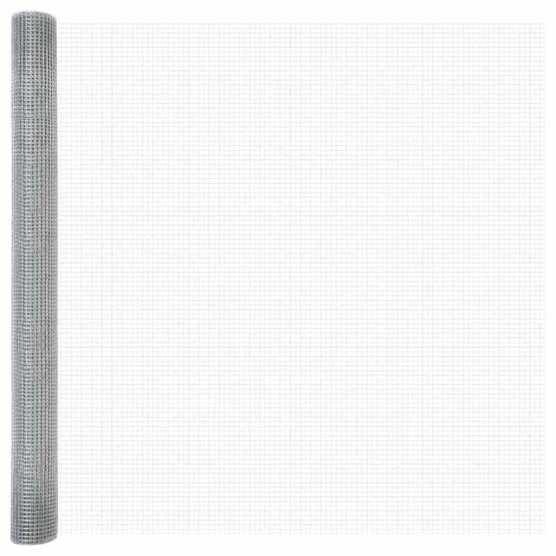 Durable Silver Steel Fence Posts Measuring 1.4 by 10 Meters.