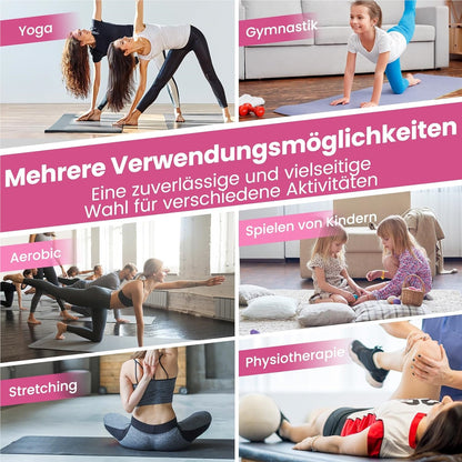 Gymnastiekmat – Vouwmat – Fitnessmat – Yogamat – Trainingsmat – 300x120x5 cm – PU Cover Met Draaghandvatten