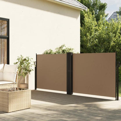 Extendable wind screen 140x1000cm taupe removable temporary outdoor, Vehicle Sun Shade, Sun Blocking Shield, Retractable Design, Fabric Material, Weatherresistant Fabric, Sun Shade Cover, Rv Owners, Camping Enthusiasts
