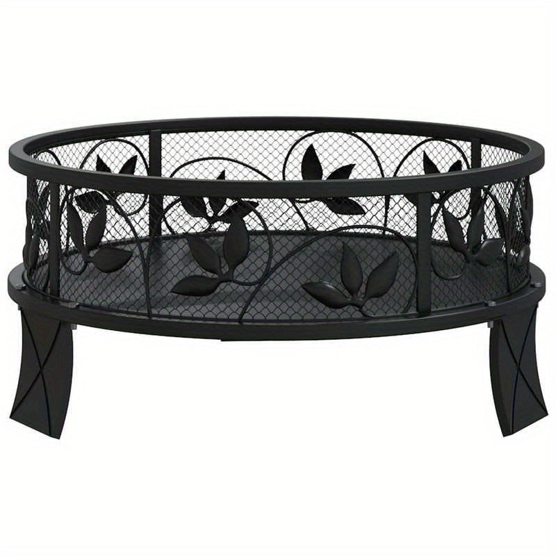 Tuinhaard – Vuurkorf – Buitenhaard – Buitenbrander – 50 Cm – Slijtvast Metaal - QUORE