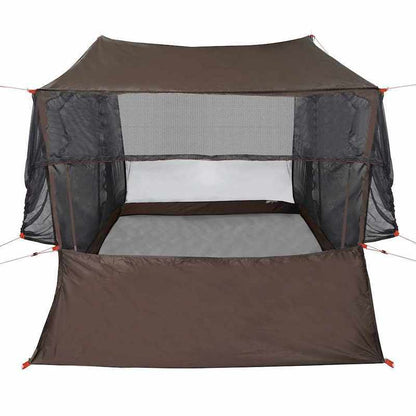 Autotent 2-Person Lightweight Camping Tent - Easy Setup, Durable Brown & Black Design with Mesh Ventilation, Zipper Closure for Outdoor Hiking, Fishing, Picnics, Hiking Shelter | Compact Design | Easycarry Bag, Camping Access