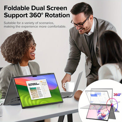 Draagbare Monitor – Portable Scherm – Extra Scherm Laptop – Monitor Uitbreider – Multi Monitor – 18,5 Inch Touchscreen – Full HD 1920x1080 – 100Hz Refresh Rate