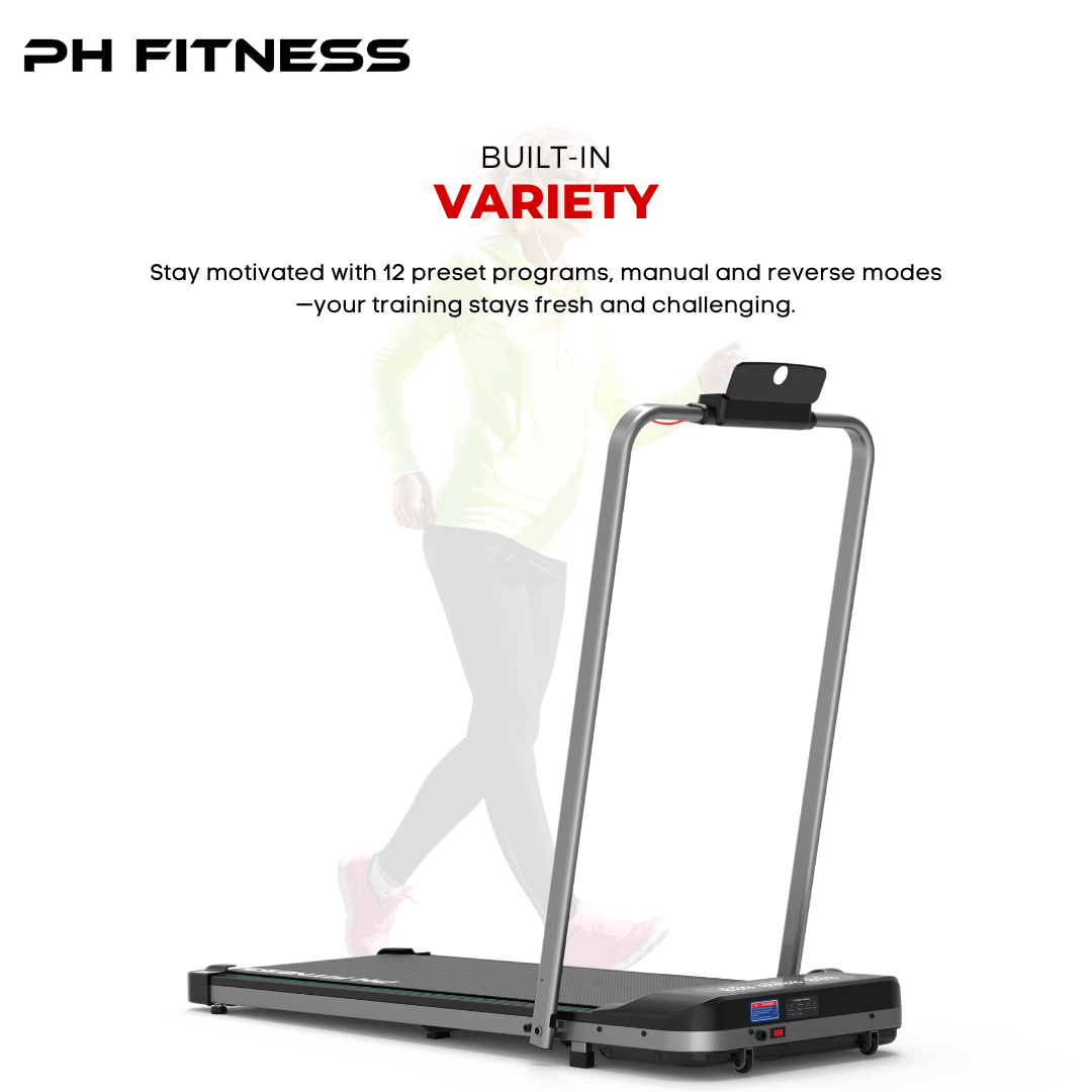 Loopband – Treadmill – Hardloopband – Wandelmachine – Fitnessapparaat – Inklapbaar Design – 1,5PK Motor – Bluetooth App – 130kg Draagvermogen – 12 Trainingsprogramma’s