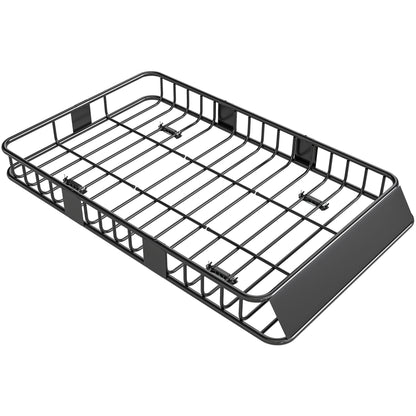Universele Dakkofferdrager – Dakdrager – Bagagedrager – Roof Rack – Auto Dakrek – Robuust Metalen Frame – Maximale Draagkracht 100 kg – Zwart – 162x99x16 cm