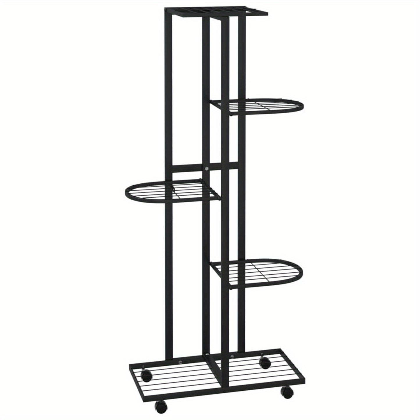 Plantenstandaard – Plantenrek – Bloemenrek – Plantenhouder – Plantenwagen – 5-Laags – Met Wieltjes
