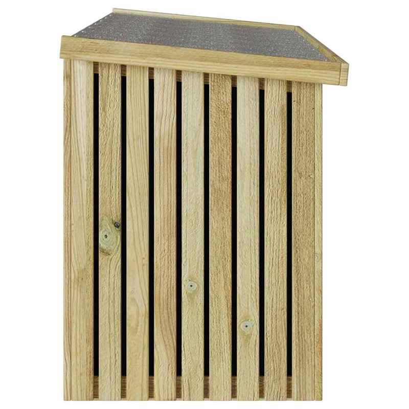 Opbergbox Buiten – Tuinkist – Berging – Kast – Box – Bruin – Stevig en Duurzaam Materiaal – Ingebouwd Waterreservoir