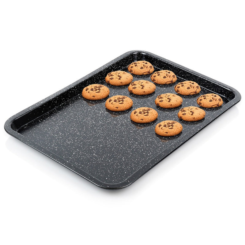 Bakplaat – Ovenplaat – Grillplaat – Bakblik – Koekjesplaat – Granieten Coating – 46,5 x 32,5 cm – Hittebestendig Tot 230°C