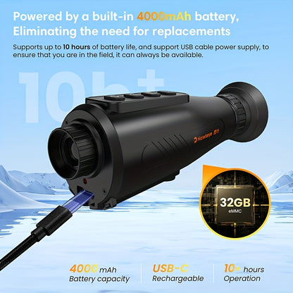 nachtkijker – nachtkijker verrekijker – monoculair – thermal scope – infrarood – 8x digitale zoom – 4000mAh batterij – 384x288 HD resolutie
