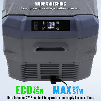 Draagbare Koelkast – Mobiele Koelbox – Mini Vriezer – Camping Koelkast – 32 Liter – Bluetooth Bediening – Stil Geluidsniveau