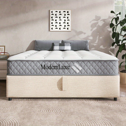 Orthopaedic Cold Foam Mattress 120x200cm with 7-Zone Pocket Spring Core, H3 Medium Firmness, 20cm Height, 4 Handles & Vacuum Packaging - Back-Friendly Support for Spinal Alignment, Pressure Relief & Optimal Relaxation, Durabl