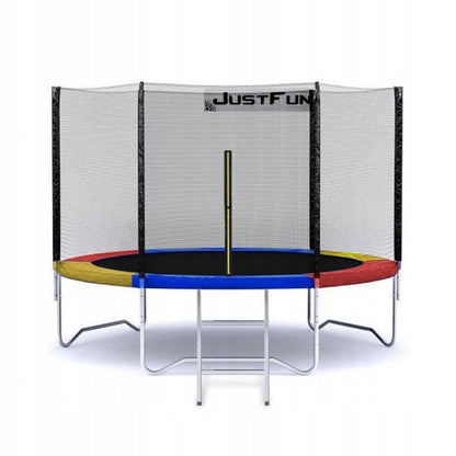 Tuintrampoline – Kindertrampoline – Springtoestel – Buitenspeelgoed – Trampoline Rond – Ø 312 cm – Veiligheidsnet met Ritssluiting – Max. Belastbaarheid 150 kg