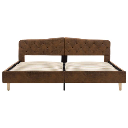 Bedframe – Bedframes – Bedbodem – Slaapbank – Eenpersoonsbed – 120x200 cm – Stabiel MDF & Stalen Frame – Eenvoudige Montage