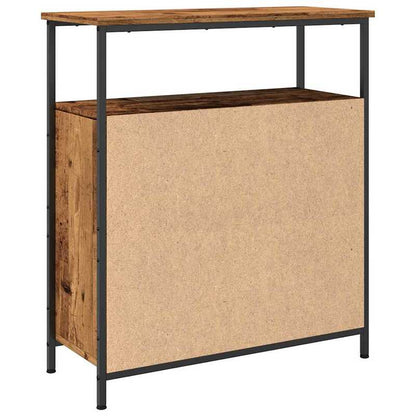 Simple Sideboard, Spacious Storage Cabinet with Display Shelf, Suitable for Kitchen, Living Room, Stylish Furniture, Provides Additional Storage Space And Home Decoration, Ensures Safety. Dresser 70X30X80 Cm Worked Old Wood W