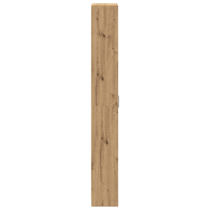 Kledingkast – Opbergkast – Kledingopberger – Garderobekast – Eikenhout – Compact 55x25x189 cm – Duurzaam Multiplex