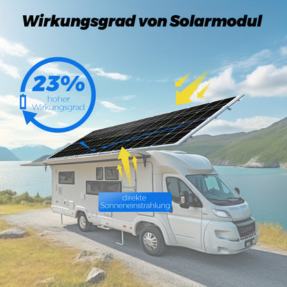 300W Zonnepaneel – Zonnepaneel Module – Solar Module – Fotovoltaïsch Paneel – Monokristallijn Paneel – 18V Hoog Rendement 23% – Weerbestendig Aluminium Frame