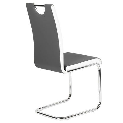 Eetkamerstoel – 4-Delige – Eetkamerstoel Set – Design Stoelen – Kunstleer Stoelen – Armloze Stoelen – Stevig Frame – Gemakkelijk Schoon Te Maken
