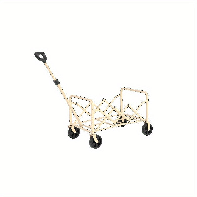 Bolderkar – Inklapbare Bolderwagen – Vouwkar – Transportkar – Trolley – Lichtgewicht Met Standaard Formaat – Stalen Frame Met All-Terrain Wielen