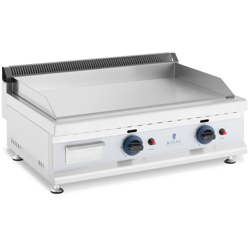 Gasbarbecue – Gas Grill – Buitenkeuken – Tafelbarbecue – Campingkooktoestel – RVS Materiaal – 74,5 x 40 cm Dubbele Platte – 2x 3100 W Vermogen