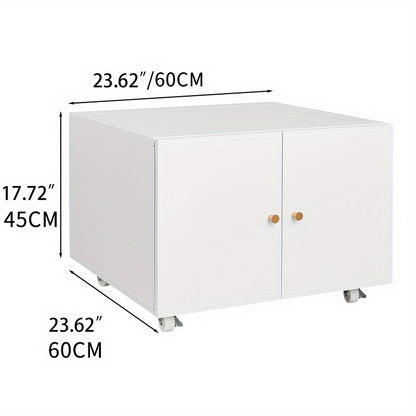 Mobiele Printerstandaard – Printertafel – Werkplek Organizer – Roltafel – Opbergkast – Stevige Aluminium Constructie – Ruimtebesparend Compact Design