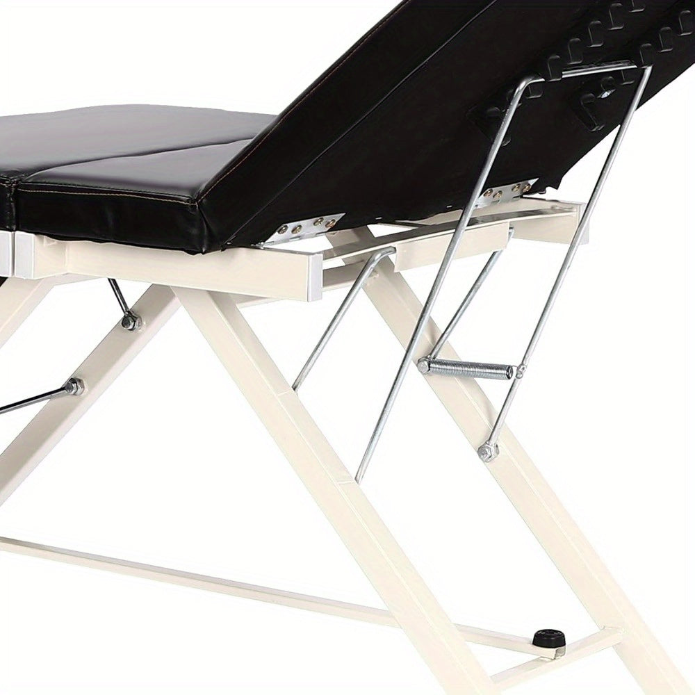 Massagetafel – Behandelbank – Massagebed – Therapie tafel – Inklapbaar – Verstelbaar – 3 zones – PVC bekleding – Draagvermogen 250 kg