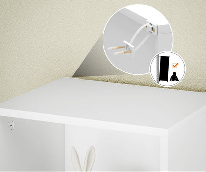Boekenplank – Wandrek – Stellingkast – Boekenkast – Opbergrek – Wit – 5-Lagen Met Verstelbare Plank – Lichtgewicht & Compact