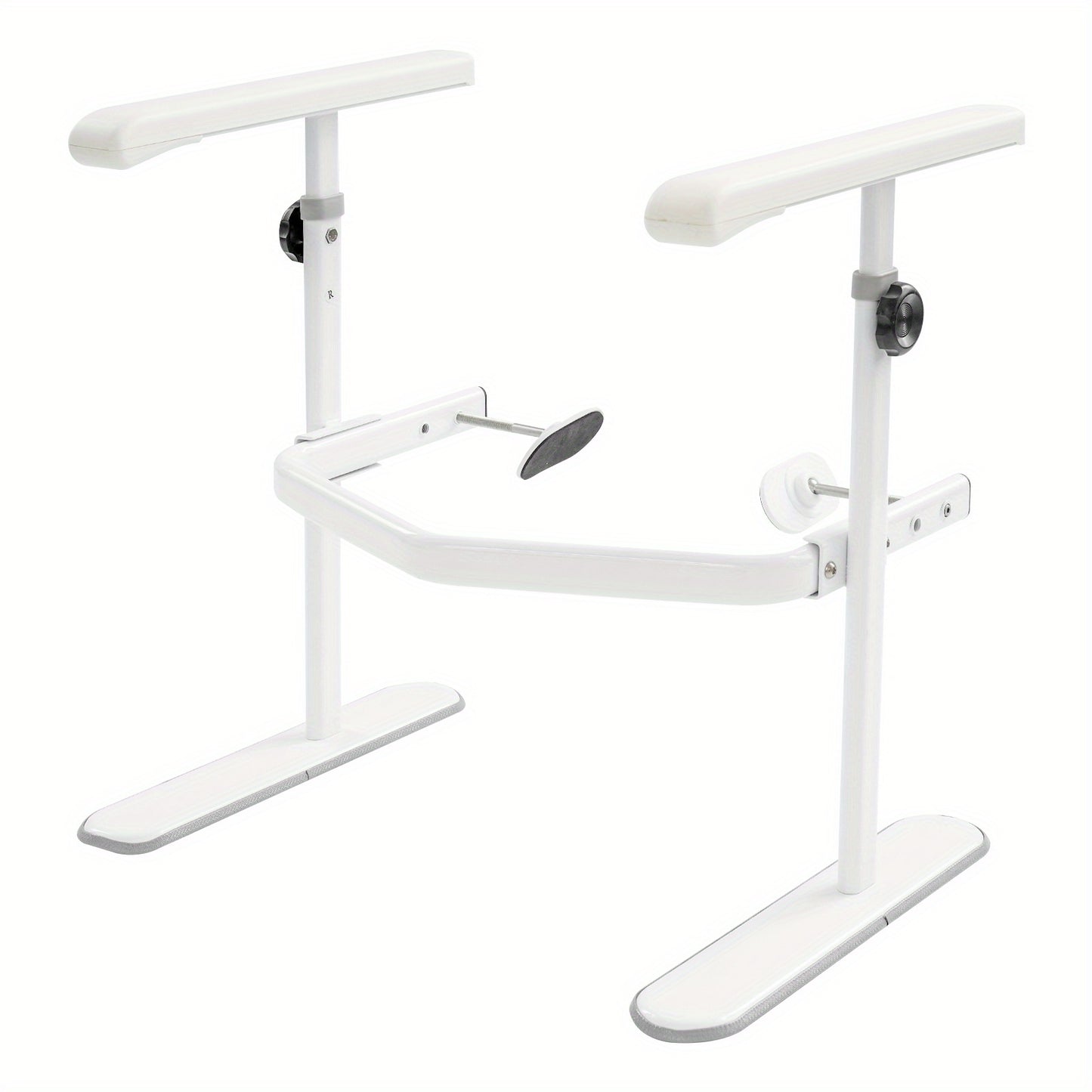 Toiletbeugel – Toiletbeugel Veiligheid – Toiletsteun – Toiletbeugel Wandbeugel – Verstelbare Toiletsteun – Verstelbaar Hoogte – Antislip Basis – Max. Draagkracht 150 kg – Wit