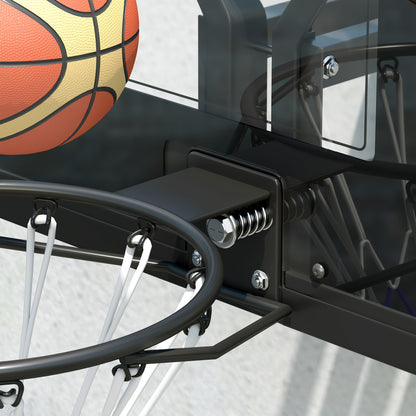 Basketbalring – Basketbalhoepel – Basketbalnet – Basketbalbord – Basketbalframe – Weerbestendig – Scheurbestendig Net – Zwart Design