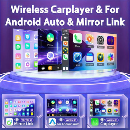 Autoplayer MP5 – Autoradio – Carplayer – Multimedia Speler – Touchscreen – 9 Inch HD Scherm – Draadloos CarPlay & Android Auto – GPS Navigatie & Bluetooth