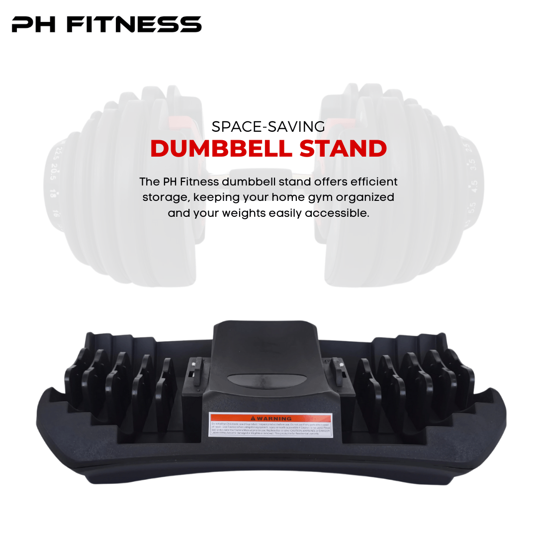 Verstelbare Dumbbell – Halter – Fitness Gewicht – Trainingsgewicht – Dumbbell Set – 15 Gewichtsniveaus 2,5-24 kg – Duurzaam Staal & Comfortabele Grip – Rood