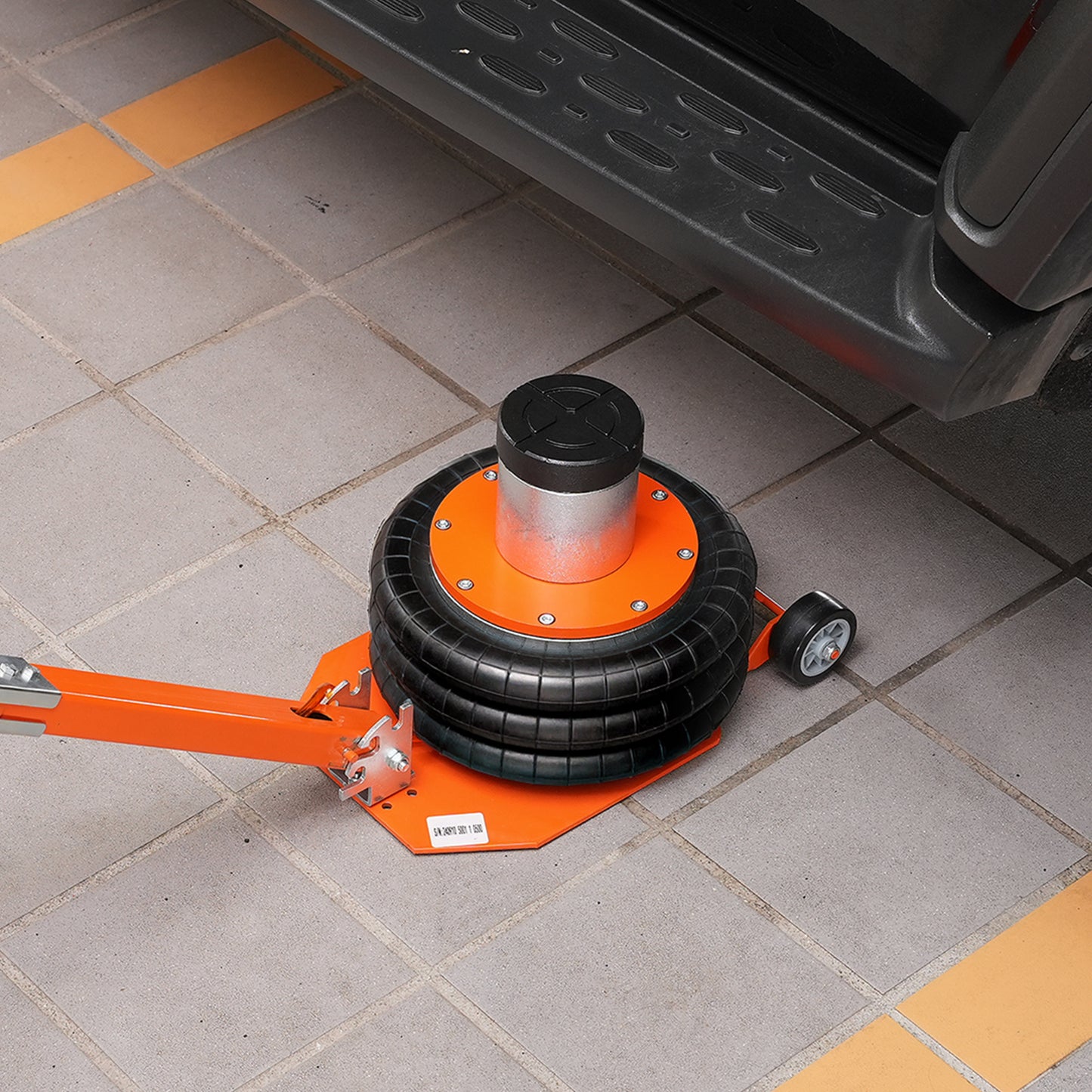 Air Jack – Luchtkussenkrik – Pneumatische Krik – Auto Krik – Garagekrik – 3 Ton Draagvermogen – Verstelbare Hefhoogte 11,5-36,4 cm