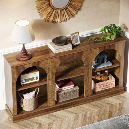 Sidetable – Sofa Tafel – Haltafel – TV Meubel – Industriële Console Table – 160 cm Lang – Robuust MDF Met Metaal – Veelzijdige Opbergruimte