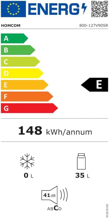 HOMCOM Mini-Gefrierschrank, 35 L Gefrierbox, electric, freistehend, Mini-Gefriertruhe, Minikühlschrank, -14 bis -24°C, 5-stufige Temperaturregelung, 47 x 44.2 x 48.8 cm, Silber - QUORE