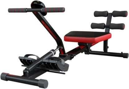 Kendox RowShaper - Rowing machine for home - Fitness device for cardio and strength training - Fitness Rowing device with LCD display for home training - Load capacity up to 120 kg - QUORE