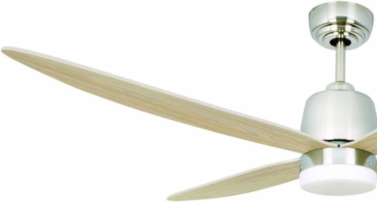 Energiebesparende plafondventilator Stratus met verlichting en afstandsbediening 132 cm - puntige vleugels