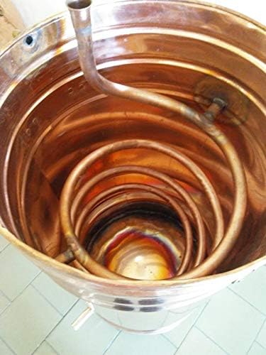 distillery distiller STILL COPPER traditional 15 Liter with thermometer - QUORE