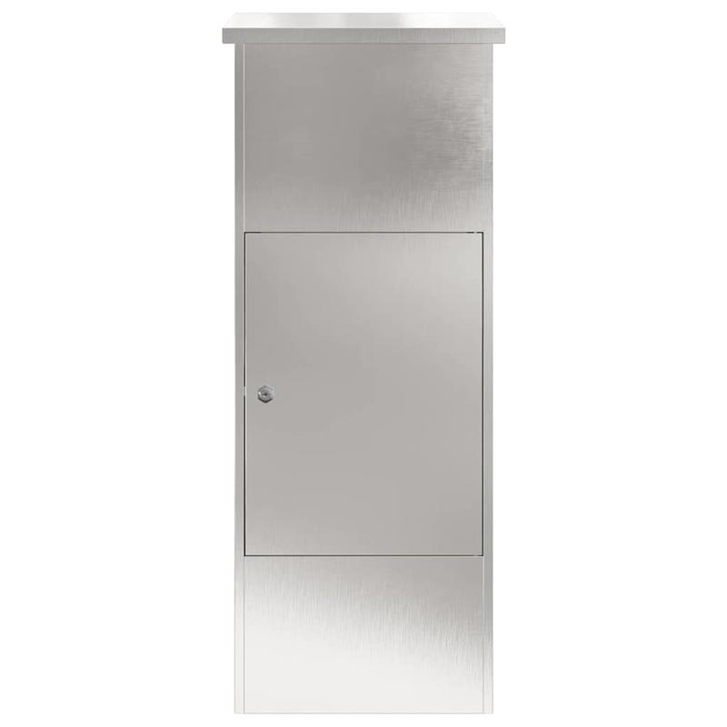 Pakketkluis – Pakketbox – Pakketbrievenbus – Pakketcontainer – Bezorgbox – Roestvrij Staal – Extra Groot 44,5x29x110,5 cm – Veilig Slot & Postgleuf