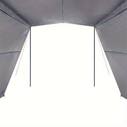 Tarp – Tentzeil – Schaduwdoek – Zonnescherm – Afdekzeil – Polyester Materiaal – Ruime Afmeting 302x240x240 cm