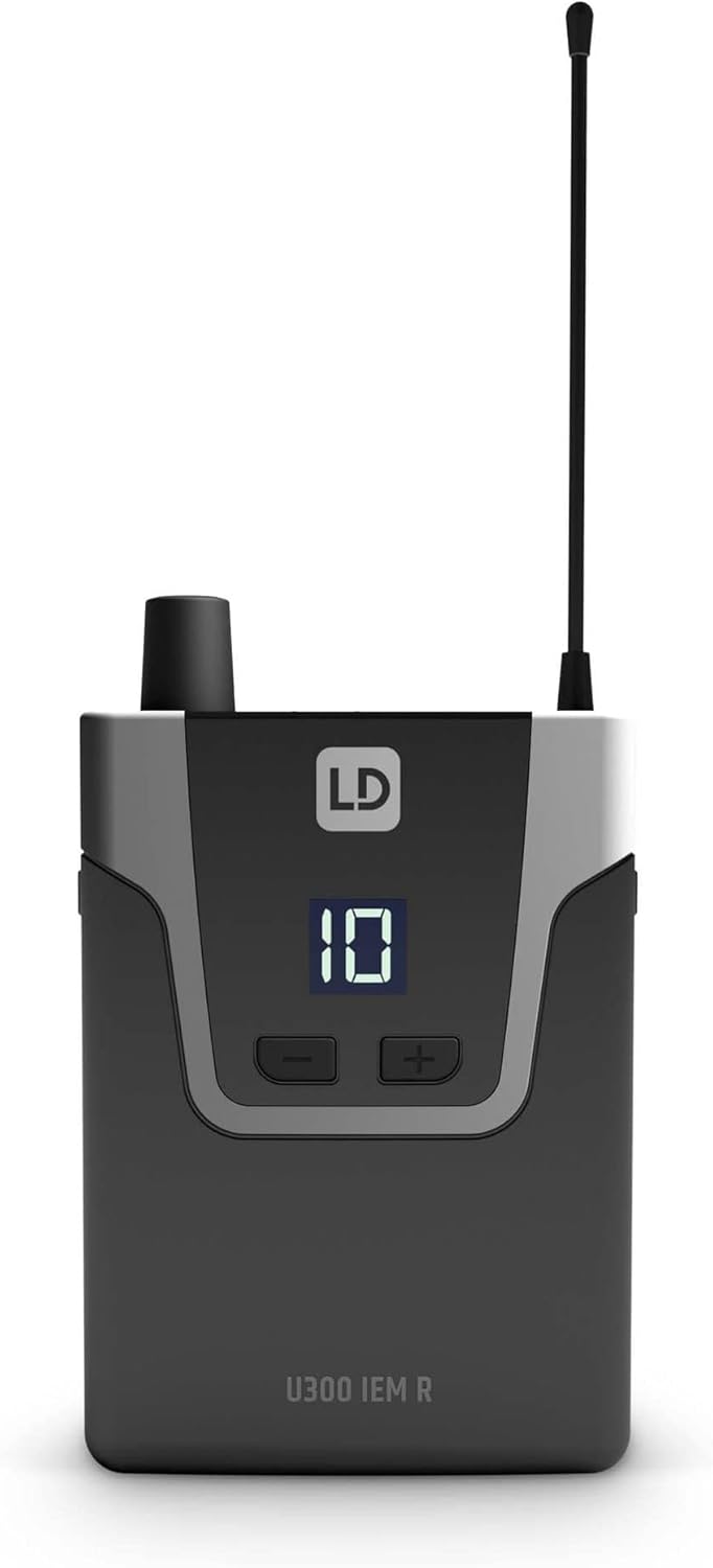 LD Systems U308 IEM - In-ear bewakingssysteem - 863-865 MHz + 823-832 MHz