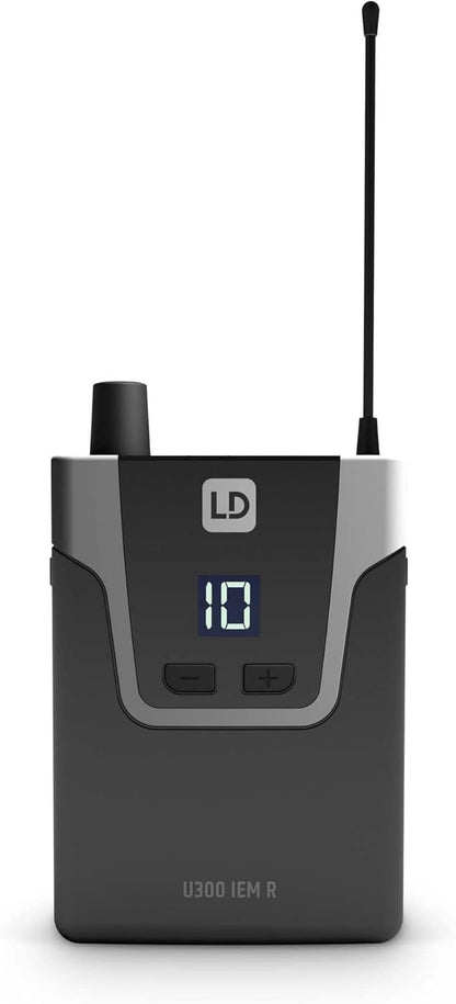 LD Systems U308 IEM - In-ear bewakingssysteem - 863-865 MHz + 823-832 MHz