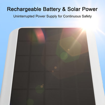 Beveiligingscamera – Camerabewaking – Buitencamera – Draadloze Camera – Bewakingscamera – 2K HD Resolutie – Zonne-energie & Oplaadbare Batterij
