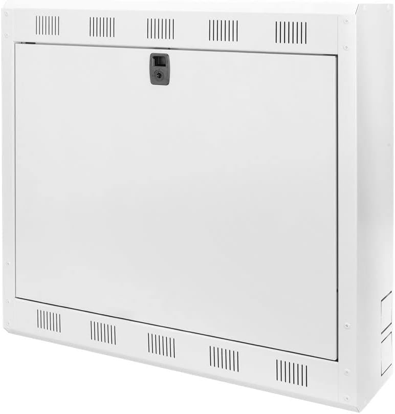 DIGITUS DVR NVR behuizing wandmontage - 2HE 19" profiel - montageplaat (incl. 1HE 19") - 12" monitorhouder - lichtgrijs