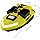49 x 26.5 x 28.2 cm, Feeder Boat, Baitboat, Fishing Bait, Boat, RC Carp Fishing, Fish Finder, Wireless, Night Fishing, Fishing Bait, Bait Boat with Remote Control, GPS, Fishing, Bait, 500 m (Yellow) - QUORE