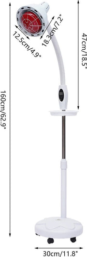 Infrarood lamp - Infrarood lamp voor spieren - Infraroodlamp gewrichten - Verstelbare Temperatuur Warmtelamp -