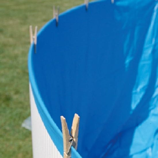 Gre FSPROV610 Liner Blauw voor rond verhoogd zwembad, overlapsysteem, afmetingen 610 x 375 x 130 cm