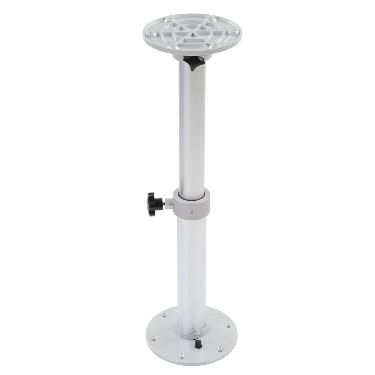 Verstelbare tafelpoot van aluminiumlegering rv table afneembare standaard, montageframe 46 - 60 cm, 360°-draaiknop voor campers, caravans, boten, jachten boat table leg Akcesoria do foteli - QUORE