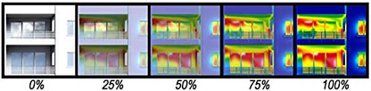 Warmtebeeldcamera, infraroodcamera, thermografie, gebouwen, renovatie, schimmel, dauwpunt, pyrometer, energiepas, IR4