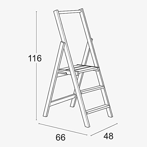 Huishoudelijke ladder "Kimora 3" 116 cm