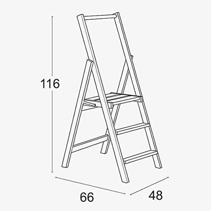 Huishoudelijke ladder "Kimora 3" 116 cm