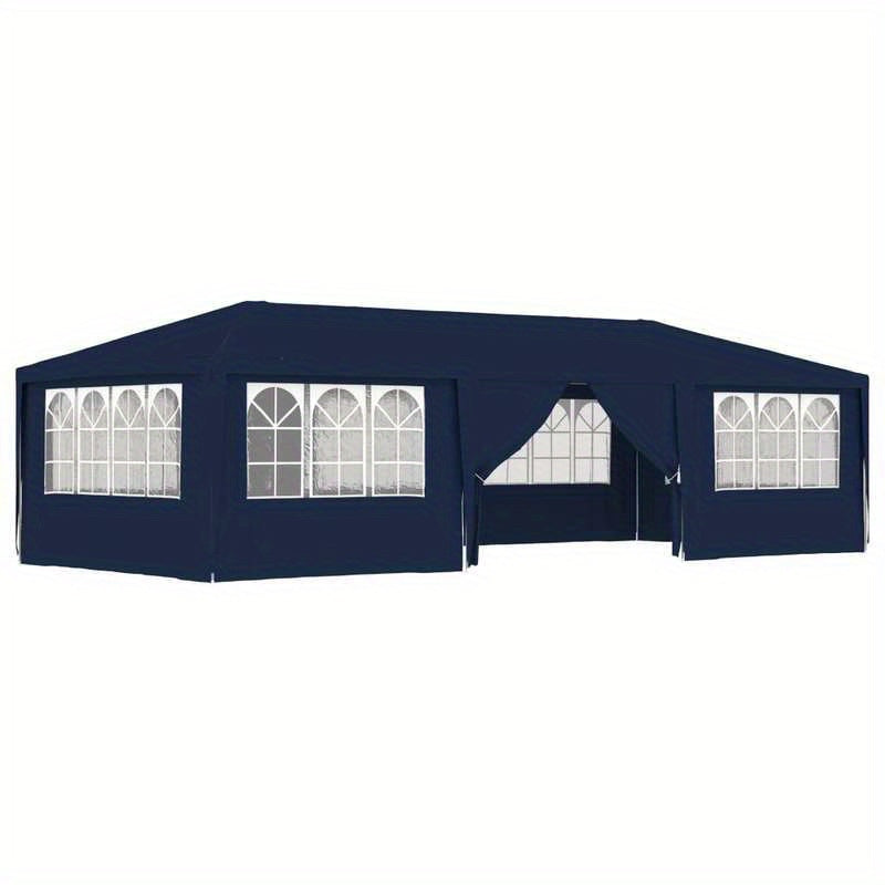 Professionele Partytent – Feesttent – Evenemententent – Tuintent – Buitenluifel – Blauw – 4x9 Meter – Waterafstotend Polyester 90 g/m²